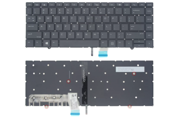 New US Laptop Keyboard Backlit for HP ZBook Studio G5 EliteBook 1050 G1 Black