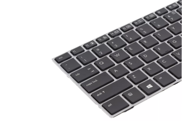 New HP Elitebook 2170P Laptop Keyboard Notebook US Silver Frame With Backlit