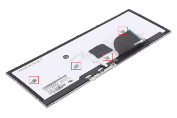 New HP Elitebook 2170P Laptop Keyboard Notebook US Silver Frame With Backlit