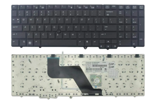 New US Black Laptop Keyboard for HP EliteBook 8540p 8540w PK1307G3A00 582648-001