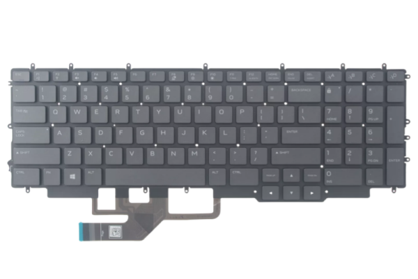 Laptop Backlit KeyBoard Replacement for Dell ALIENWARE M17 R2 M17 R3 RGB Backlit US BLACK 019PK2 PK132VQ2C01