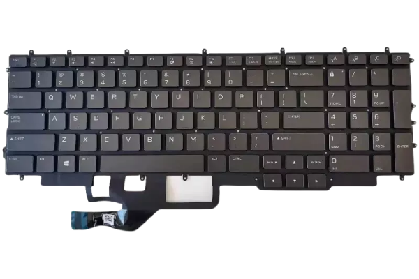 Laptop Backlit KeyBoard Replacement for Dell ALIENWARE M17 R2 M17 R3 RGB Backlit US BLACK 019PK2 PK132VQ2C01