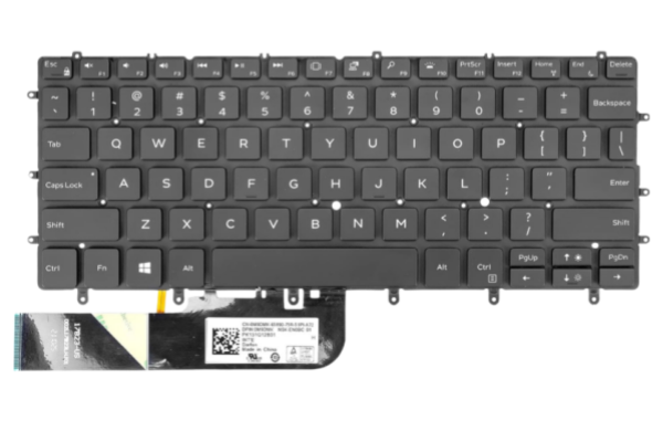 New DELL XPS 13 9380 9370 9305 7390 Laptop Keyboard US English Backlit Black