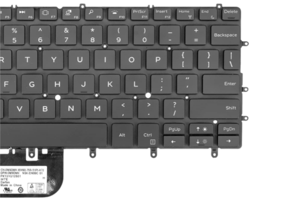 New DELL XPS 13 9380 9370 9305 7390 Laptop Keyboard US English Backlit Black