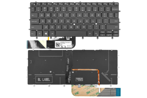 New DELL XPS 13 9380 9370 9305 7390 Laptop Keyboard US English Backlit Black