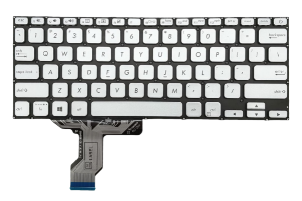 New Laptop Keyboard for ASUS VivoBook 14 Y406 Y406UA Y406U Y406F Y406UF X420 X420F X420FA X420UA A420F US Layout Silver