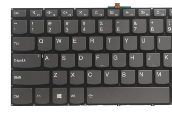 New US Black Backlit Laptop Keyboard For Lenovo Flex 5-1470 Flex 5-1570 Series Laptop